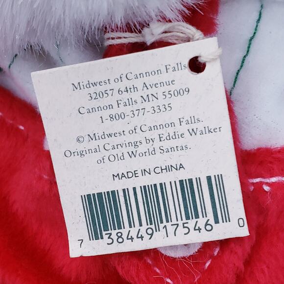 Midwest of Cannon Falls Eddie Walker Santa Claus Christmas Plush - Picture 7 of 10